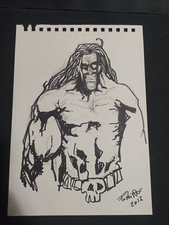 SKETCH originale LOBO di PANCIROLI (Erinni, Lazarus Ledd) Grazzano Visconti 2017