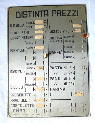 Targa pubblicità insegna - ,