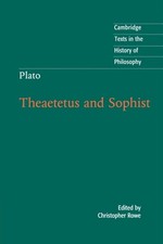 Plato Theaetetus and Sophist