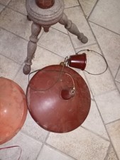 Lampada bordeaux industriale