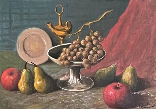 Dipinto natura morta frutta - dipinto,