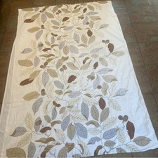 Tende a pannello in lino con lama Ikea Stockholm 2 foderate grigio foglia marrone