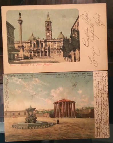 Lotto due antiche cartoline - lotto,