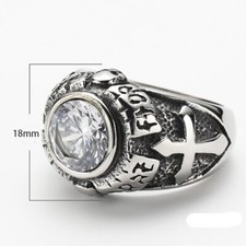 Anello Vintage Croce Teschio