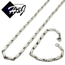 SET Collana Bracciale 24" UOMO