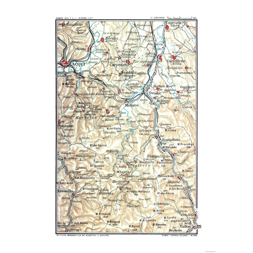 Mappa storica molare italia - storica,