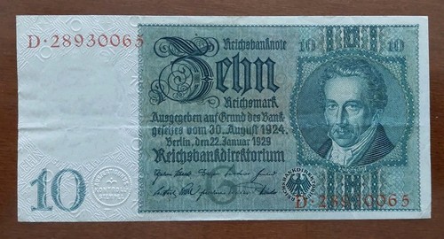 1929 germania marchi - 10,