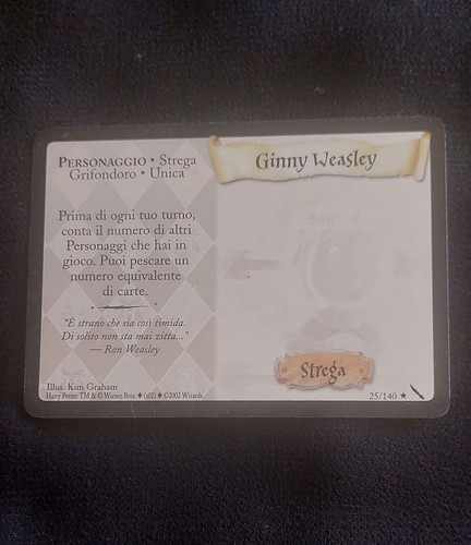 Carta harry potter tcg - carta,