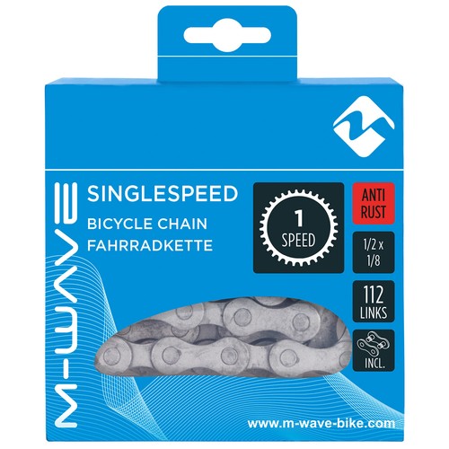 Catena bici antiruggine wave - catena, m