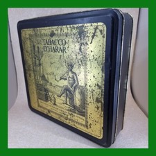 Scatola In Latta Tabacco D'Harar - 23 x 25 x 6 cm