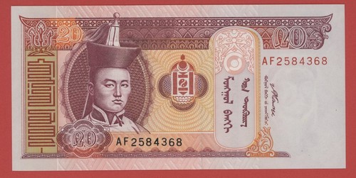 Mongolia tugrik 2007 pick - 20,