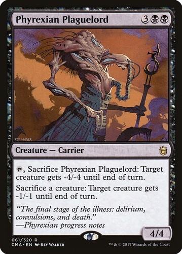Phyrexian plaguelord commander - phyrexian,