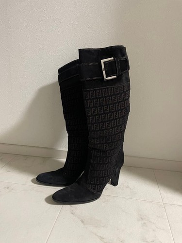 Scarpe stivali lunghi fendi - scarpe,
