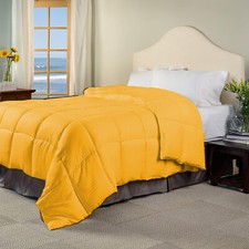 Piumino alternativo qualità Deluxe 1000 TC oro 100% cotone righe