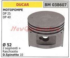 Pistone motopompa DP 25 DP 40 Ø 52 mm DUCAR 038607