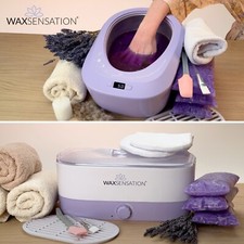 WAXSENSATION bagno di cera paraffinica bagno mani piede dispositivo di terapia termica set arancione lavanda