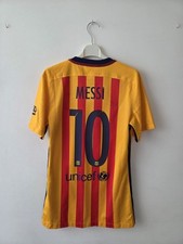 Shirt Lionel Messi Shirt Away 2015-2016  Match Version Player Issue Fc Barcelona