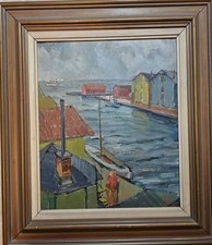 QUADRO OLIO SCANDINAVO METÀ