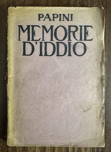 Giovanni papini memorie - giovanni,