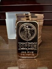 Lotto di 20 lingotti in rame da 1 oz - Walking Liberty