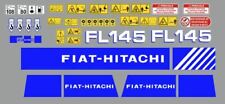 Fiat-Hitachi FL 145 decalcomanie adesive, kit Completo Anno 00-02
