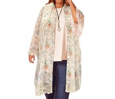 Spolverino in chiffon pizzo