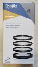 Phottix Set 4 Lenti macro da 58 mm --- NUOVO