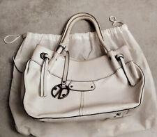 BORSA COCCINELLE PELLE BIANCA ORIGINALE