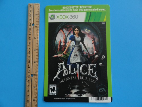 Xbox 360 alice madness returns - xbox,