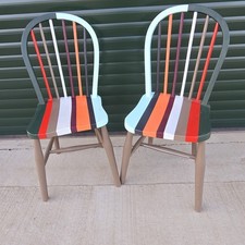Coppia di sedie vintage a