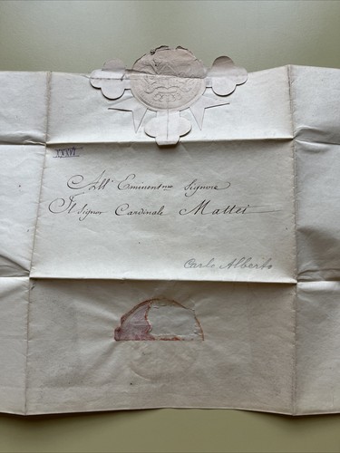 Lettera storica autografa con - lettera,