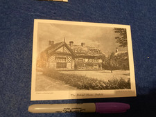 BISHOPS HOUSE SHEFFIELD  CUTTING  1909 vintage