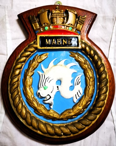 Hms marne distintivo targa - hms,
