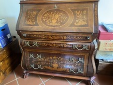 Comò Bureau Scrittoio Cassettiera (ribalta in Legno)