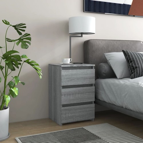 Vidaxl comodino grigio - vidaxl,