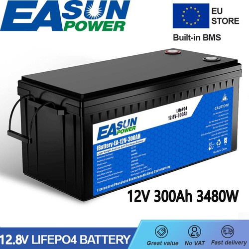 Batteria litio easun 12v - batteria,