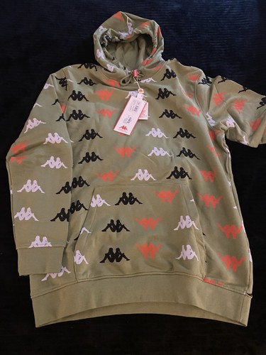 Felpa con cappuccio kappa 2xl - felpa,