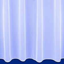 Tenda a rete velo ponderata bianco semplice - venduta in set di dimensioni - posta gratuita