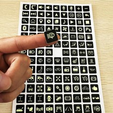 Adesivo luminoso pannello auto