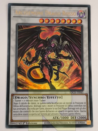 Arcidemone drago rosso - drago, /