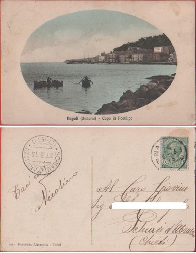 Cartolina napoli - napoli, (dintorni)