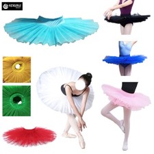 Gonna Tutù Piatto Saggio Danza Bambina Donna Ballet Tutu Skirt Tutulette DAS040
