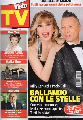 Visto 2018 milly - tv, carlucci