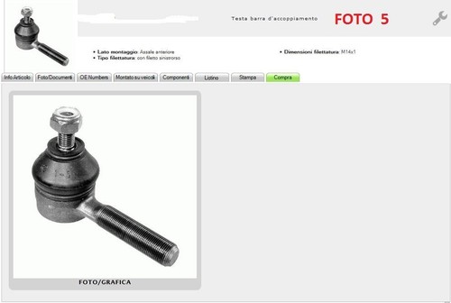 Testina esterna scatola - testina,