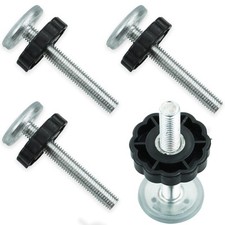 4 Confezioni Cancelli per Bambini Montati a Pressione Aste Filettate con M