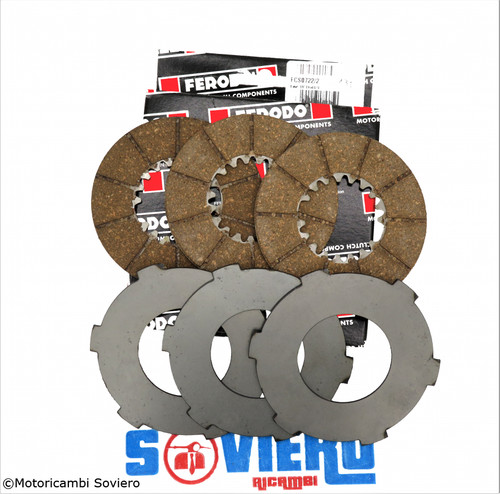Set dischi frizione vespa - set,