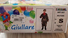 Costume carnevale bambino Il Giullare MILITARE SOLDATO completo di accessori