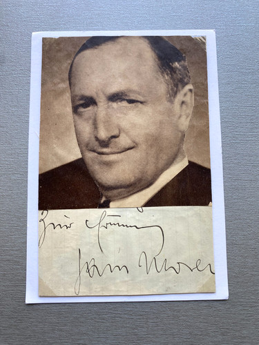 Hans moser autografo - hans,