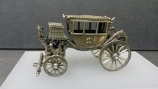 Modellino Carrozza in argento brunito 800 UNOAERRE da collezione