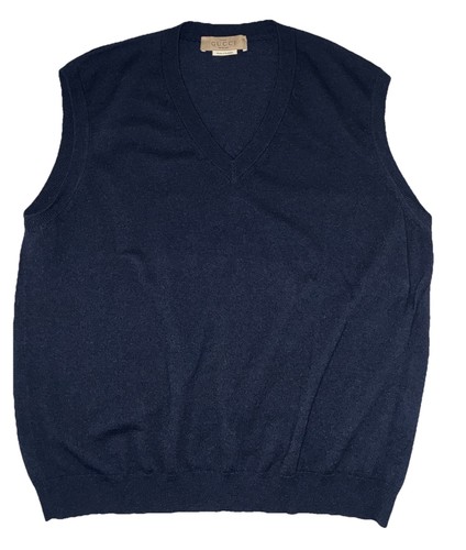 Gucci maglione gilet - uomo, 3xl